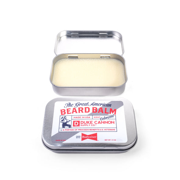 Great American Beard Balm - made with Budweiser