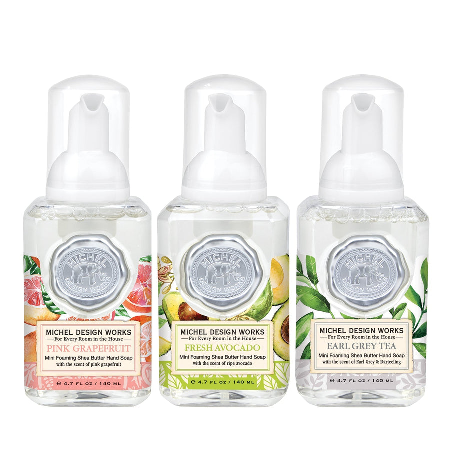 Pink Grapefruit, Fresh Avocado, and Earl Grey Tea Mini Hand Soap Set