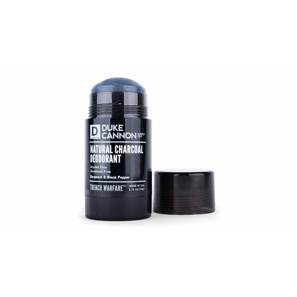 Trench Warfare Natural Charcoal Deodorant - Bergamot & Black Pepper